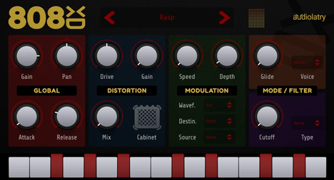 808XD - free 808 bass drum plugin