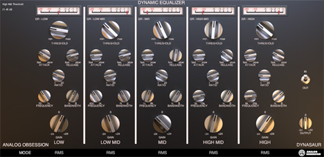Dynasaur - free Dynamic equalizer plugin