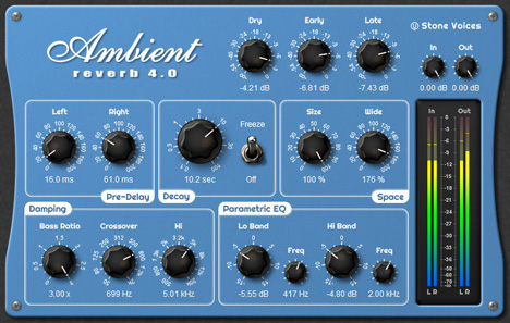 Ambient Reverb - free Algorithmic reverb plugin