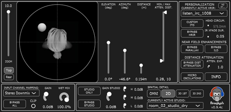 Anaglyph - free 3D binaural spatializer plugin