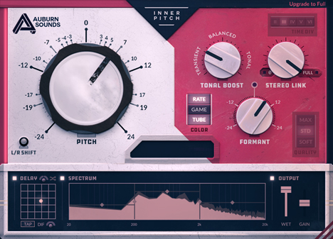 Inner Pitch FE - free Pitch shifter plugin