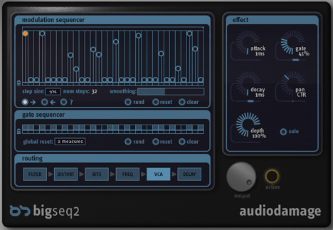 BigSeq2 - free Multi FX gate / sequencer plugin