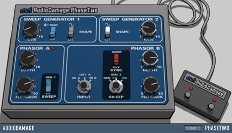 Phase Two - free Vintage phaser plugin