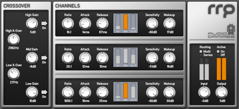 Rough Rider Pro - free Multiband compressor plugin