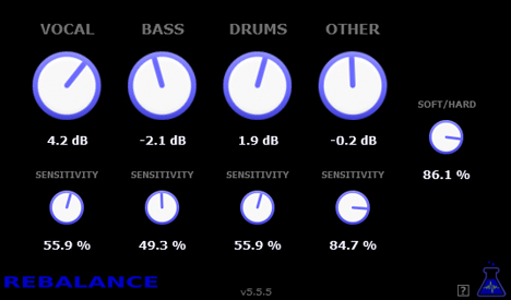 Rebalance - free Spectral demixer plugin