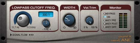 BassLane - free Stereo Tool plugin