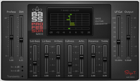 Bassprofessor MarkII - free Bass guitar enhancer plugin