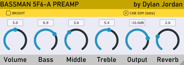 Bassman Preamp