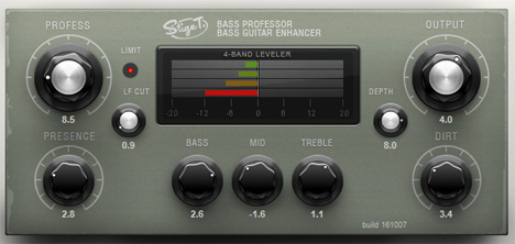 Bassprofessor - free Bass guitar enhancer plugin