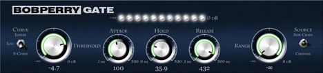 Bob Perry Gate - free Side chain noise gate plugin
