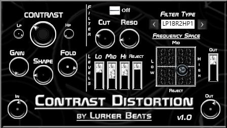 Contrast Distortion - free Digital distortion plugin