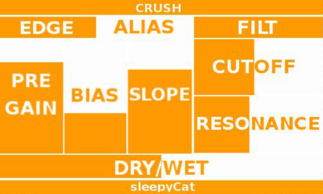 Crush - free Crossover tube distortion plugin