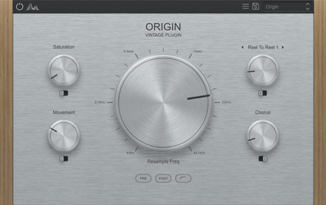 Origin - free Vintage / lofi plugin
