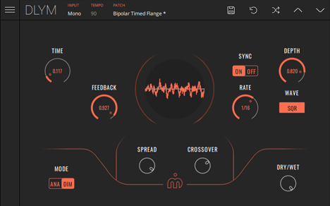 DLYM - free Flanger / chorus plugin