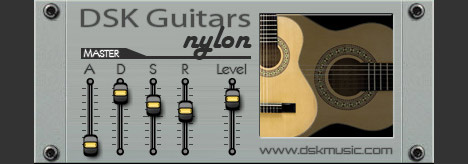 DSK Guitars Nylon - free Classic guitar plugin