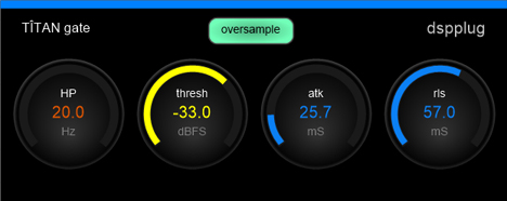 TITAN gate - free Envelope noise gate plugin