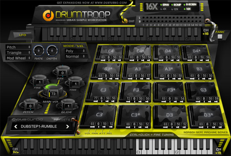 DrumTROOP - free Drum kit rompler plugin