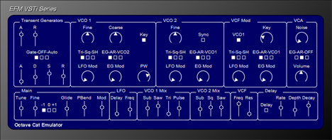 ocII - free Octave Cat emulation plugin