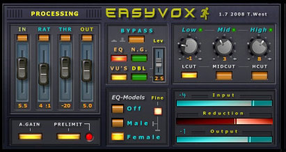 EasyVox - free Vocal strip plugin