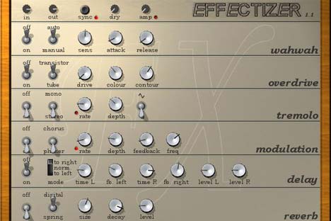 Effectizer - free Multi-effects plugin