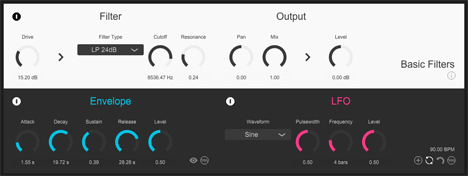 Basic Filters - free IIR filters plugin