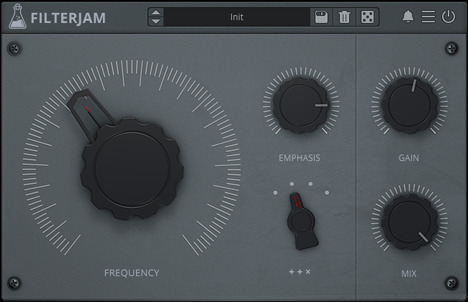 Filterjam - free Multiband resonant filter plugin