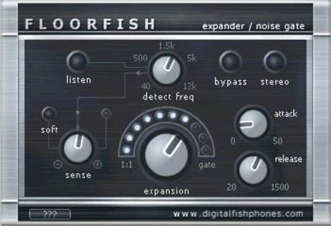 Floorfish - free Expander / Gate plugin