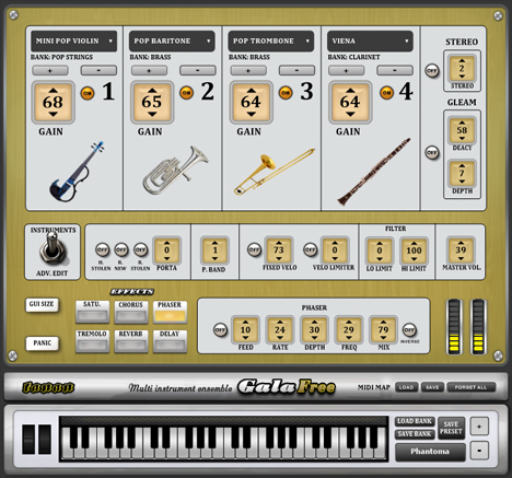 Gala Free - free Orchestral ensemble plugin