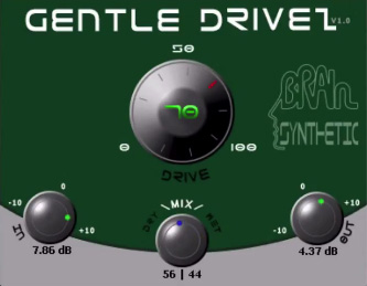 GentleDrivez - free Soft  distortion plugin