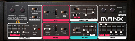 Gigmate - free Concertmate MG-1 emulation plugin