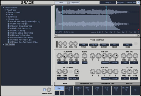 Grace - free Sampler plugin