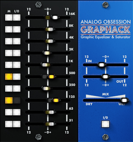GrapHack - free Graphic equalizer / saturator plugin