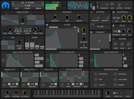 Helm - free Semi-modular synt plugin
