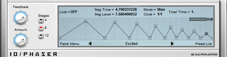 IO Phaser - free Stereo phaser plugin
