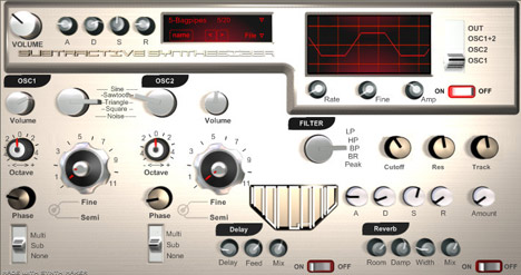 Inorganic1 - free Subtractive synth plugin