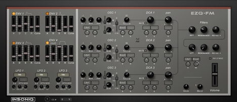 Insoniq EZQ-FM - free Ensoniq SQ-80 / ESQ-1 emulation plugin