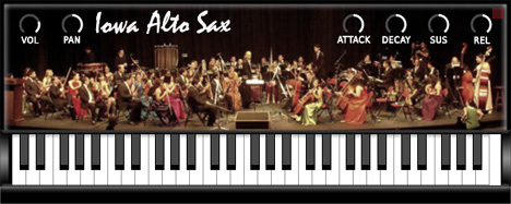 Iowa Alto Sax - free Alto saxophone plugin
