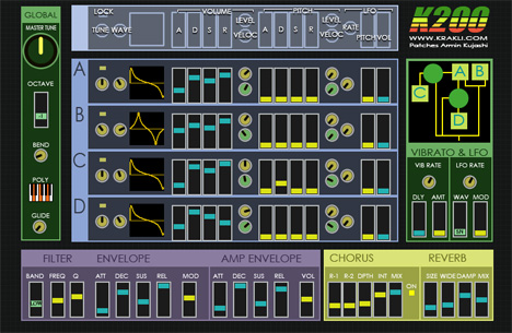 K200 - free 4 op FM synth plugin