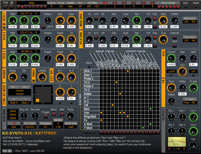 KX-SYNTH-X16