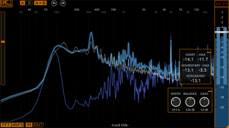 LVC-Meter - free Spectrum analyzer plugin