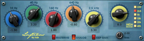 Luftikus - free Analog modeled EQ  plugin