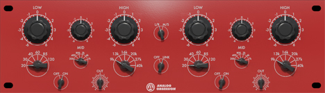 MASBAX - free Dual-Mono / Stereo / Mid-Side  EQ plugin