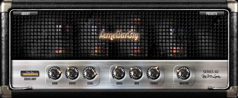Series 60 - free Guitar amp head plugin