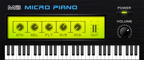 Micro Piano - free House piano plugin