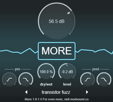 More - free Multimode distortion plugin