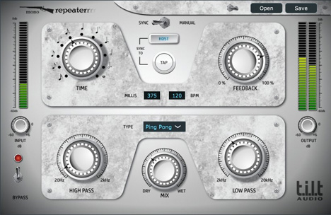 Mono Repeater - free Tape delay plugin