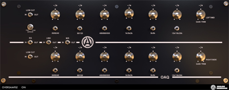 OAQ - free Dual-mono / stereo / MS EQ plugin