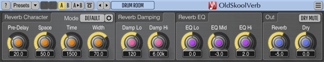 OldSkoolVerb - free Reverb plugin