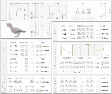 Oscine Tract - free Bird vocalizations plugin