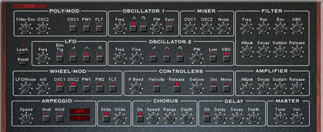 ScP5 - free SCI Prophet 5 emulation plugin